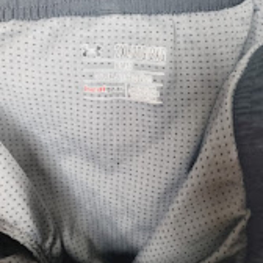 Under Armour Men's Dark Grey Orange Heatgear Fitted Athletic Short Size 2XL - Picture 6 of 7
